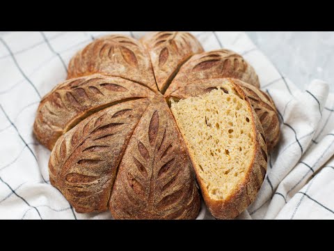 Видео: Тыквенный хлеб на закваске/PUMPKIN SOURDOUGH BREAD