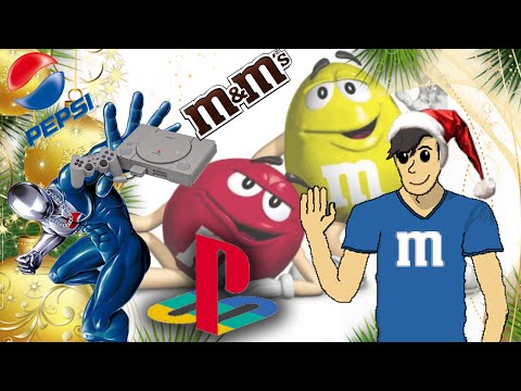 Видео: Новогодний выпуск - PS1 - c M&M's  и Pepsi man-ном CONSOLE TIME №8