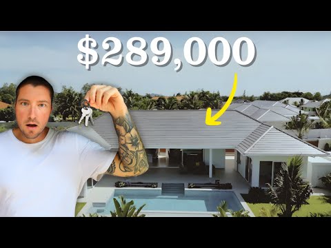 Видео: Что можно купить за 300 тысяч долларов в Таиланде? (Тур по новой роскошной вилле в Хуахине)