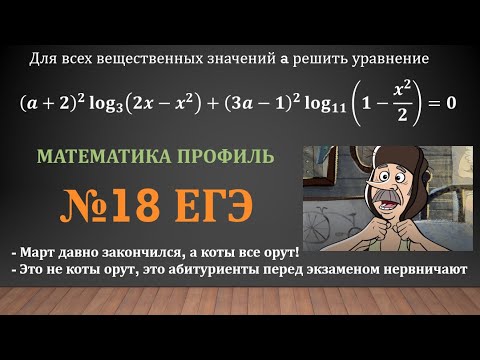 Видео: №18 ЕГЭ математика профиль (параметр)