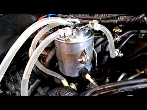 Видео: Nissan Pathibder R51 воздух в топливной системе