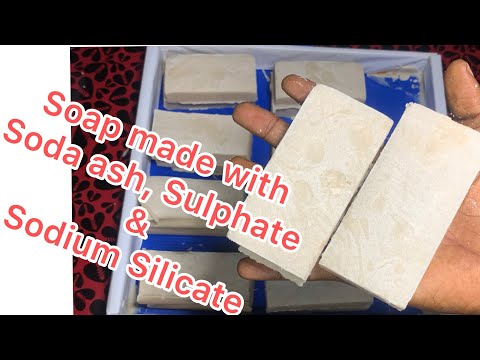 Видео: Как сделать мыло из кальцинированной соды, сульфата натрия и силиката натрия