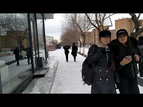 Видео: Зимний день в городе (г.Алмалык)