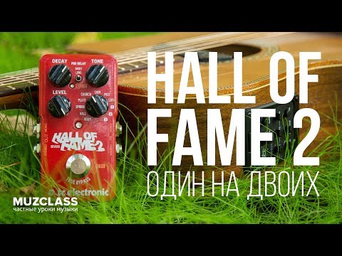 Видео: TC Electronic hall of fame 2 Reverb Педаль для акустической гитары обзор | Павел Степанов | MuzClass