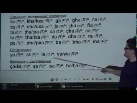 Видео: Игорь Беляев. Фонетика санксрита