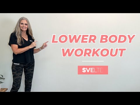 Видео: Тренировка нижней части тела | Низкоударная тренировка стоя | Без оборудования | Тренировка дома