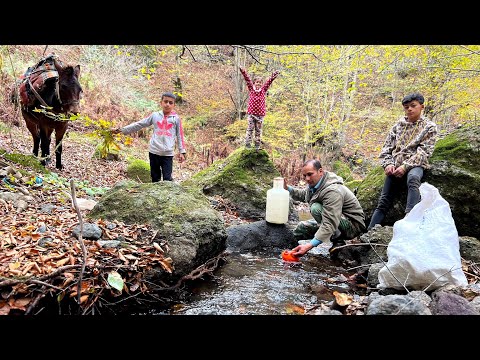 Видео: Кочевники! Берем воду из реки, ставим плиту и варим бульон