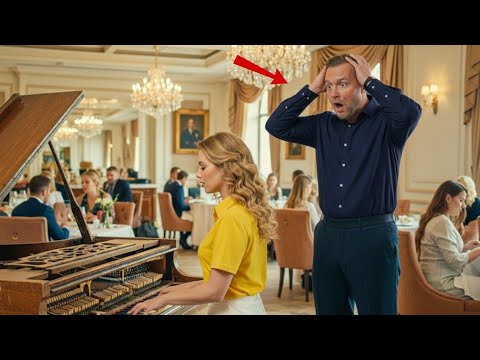 Видео: Официантка играет забытую мелодию на сломанном пианино — миллиардер кричит: «Где ты это выучила?»