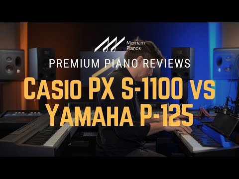 Видео: 🎹﻿Yamaha P-125 против Casio PX S-1100 — обзор и демонстрация цифрового пианино ﻿🎹
