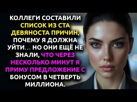 Видео: КОЛЛЕГИ составили список из "190 ПУНКТОВ" против меня — и я ответила одним звонком