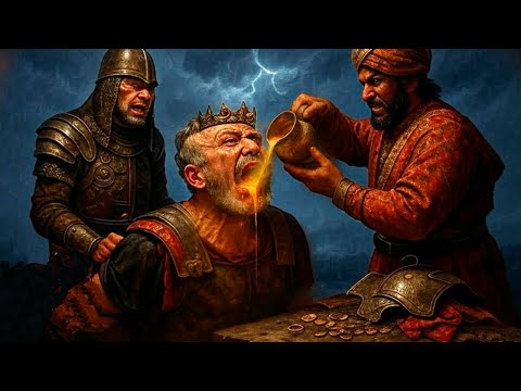 Видео: Жуткая смерть Красса: Золото, поглотившее его жизнь