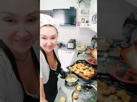 Видео: Профитроли с ветчинным муссом.ветчинные розочки.Картофель по Деревенски.Шпротный салат