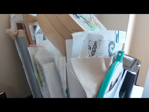 Видео: ВСЕ НАЧАТЫЕ ПРОЦЕССЫ📌УБОРКА В РУКОДЕЛЬНОЙ КОМНАТЕ 🧹🪣