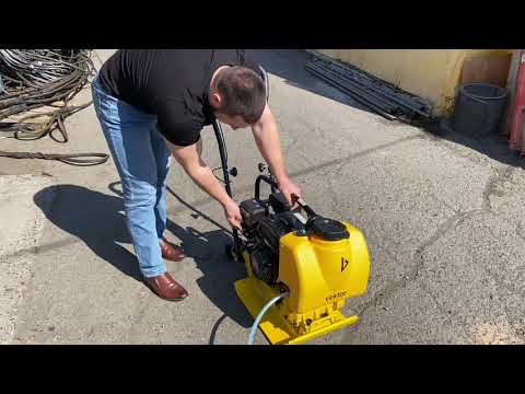 Видео: Виброплита хит продаж Vektor Vpg 70B мотор Lifan 6,5 л.с. Вес 70/76кг