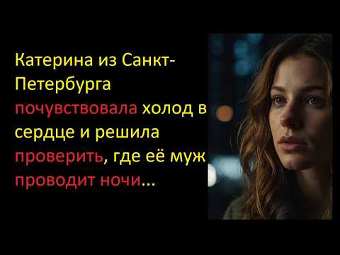 Видео: Катерина из Санкт-Петербурга почувствовала холод сердца и решила проверить, где её муж проводит ночи