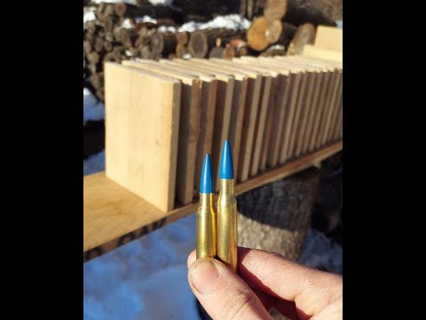 Видео: Тест на проникновение пуль 308 VS 30-06 Barnes X