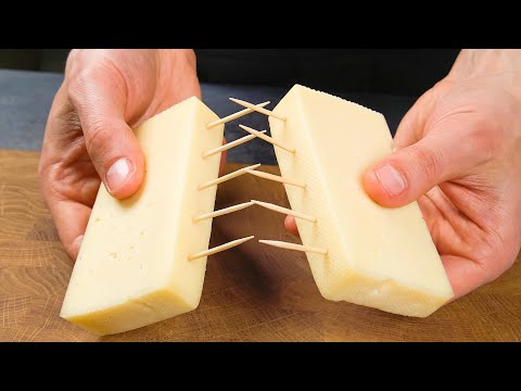 Видео: Этот ТРЮК С СЫРОМ покорил сотни хозяек!!! Мы тоже были удивлены результатом!