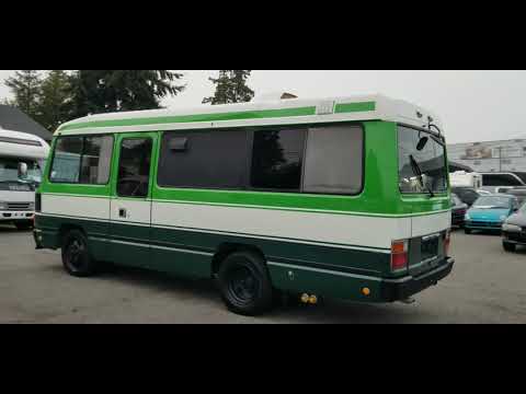 Видео: 1992 Toyota Coaster Camping Saloon turbo diesel 1HD-T , (по русски)