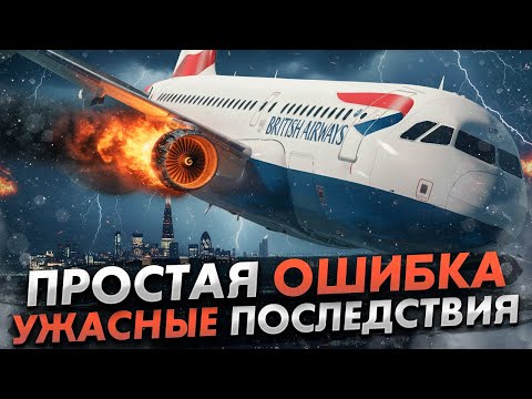 Видео: Простая ошибка с ужасными последствиями. Авария Airbus A319 в Лондоне