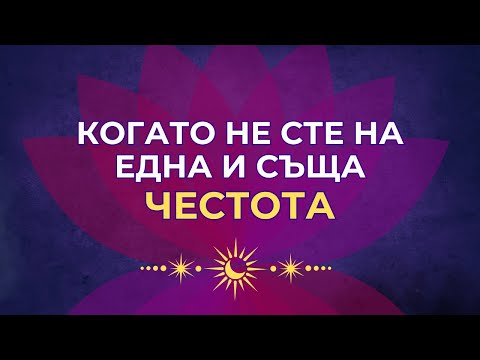 Видео: Когато не вибрирате на ЕДНАКВА честота с някого - какво се случва?