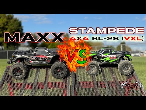 Видео: Traxxas | MAXX против Stampede 4X4 BL-2S (VXL)