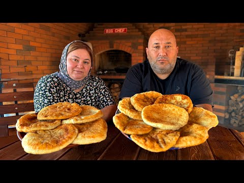 Видео: Мясная лепешка на Дровах | Традиционный Деревенский Рецепт