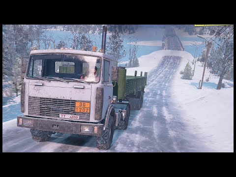 Видео: ГОЛОЛЕД НА ПОДЪЕМЕ! ЦЕПИ ПОМОГУТ? - SnowRunner