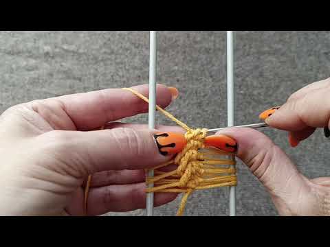 Видео: Курс "Вилка" Урок 54. Лента с выпуклыми столбиками.