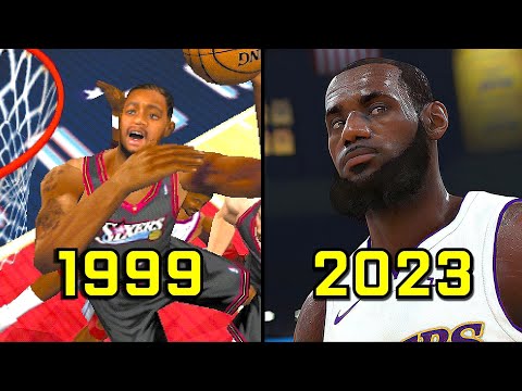 Видео: Эволюция NBA 2K 1999-2023