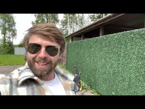Видео: Подробный обзор калифорнийской изгороди Зеленый забор  Стресс тест Инструкция по установке