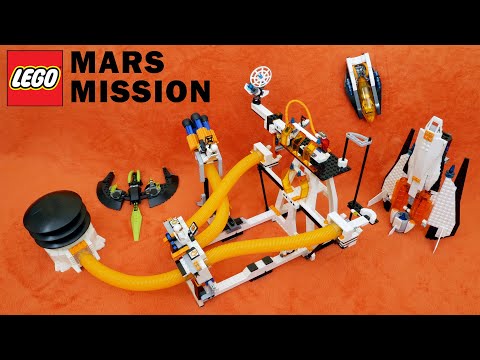 Видео: ДРУГАЯ ПНЕВМАТИКА: Марсианская База ЛЕГО Mars Mission 7690 Подробный обзор набора