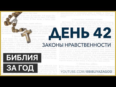 Видео: День 42: Законы нравственности – «Библия за год» с о. Майком Шмитцем