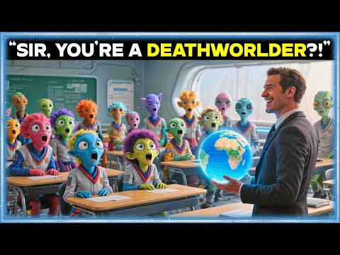 Видео: Класс смеялся над «глупыми людьми», не подозревая, что их профессор с Земли | Лучшие истории HFY