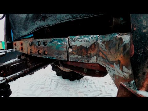 Видео: МТЗ 82 полностью сломал стойку куна  РЕМОНТ.