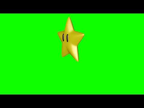 Видео: ЗВЕЗДА МАРИО на ЗЕЛЕНОМ ФОНЕ MARIO MARIO BROS.