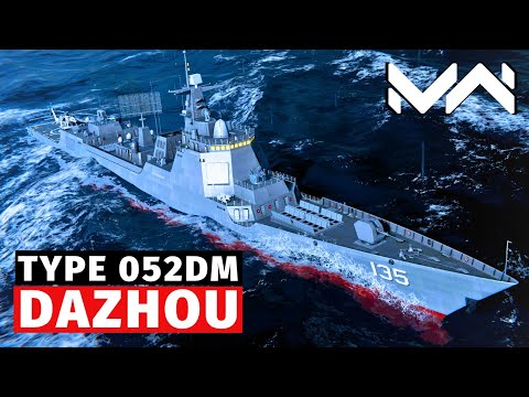 Видео: MODERN WARSHIPS | ОБЗОР | CN TYPE 052DM DAZHOU