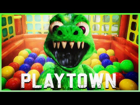 Видео: МАСКОТ ДИНОЗАВР СЪЕЛ ВСЕХ В ЭТОМ ДЕТСАДЕ! 🦖 PLAYTOWN 1
