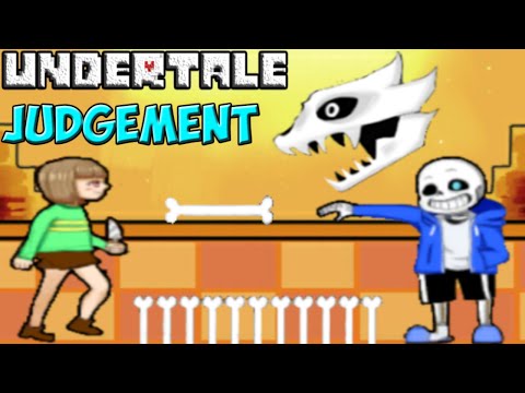 Видео: Undertale - Judgement | Sans и Chara в 2D битве