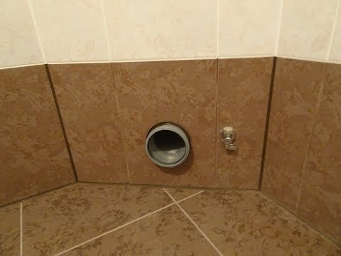 Видео: Как сделать отверстия в плитке под 110ø