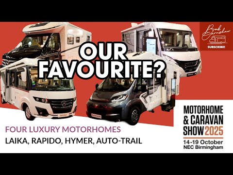 Видео: Четыре роскошных автодома — выставка автодомов и караванов 2025, часть 6