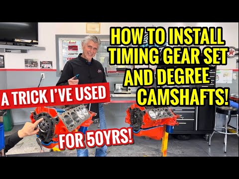 Видео: Как установить цепь ГРМ и комплект шестерен на ваш двигатель малого объема CHEVY и отрегулировать...