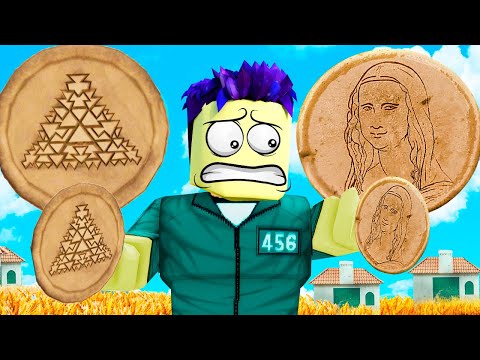 Видео: ВЫПАЛ САМЫЙ СЛОЖНЫЙ ТРЕУГОЛЬНИК! МОНА ЛИЗА В ИГРЕ В КАЛЬМАРА В ROBLOX