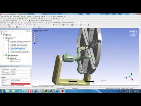 Видео: Применение шарниров (Joints) в ANSYS Mechanical