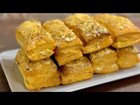Видео: Наполеон - бърз и много вкусен от готово бутер тесто / Вкуснейший Наполеон из готового теста