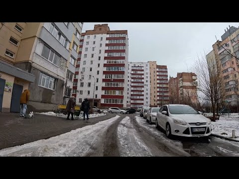 Видео: Полтава в 4К 🎥🚲 Будні міста 28.01.2024.