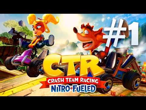 Видео: Прохождение Crash Team Racing Nitro-Fueled (XONE) #1 – N. Sanity Beach Area