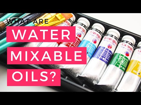 Видео: Набор красок DALER ROWNEY GEORGIAN WATER MIXABLE OIL, распаковка и обзор
