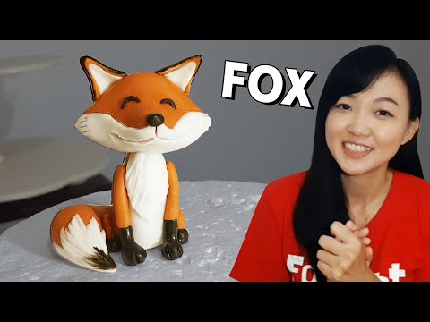 Видео: Как приготовить лису из помадки | Лиса из помадки | торт «Лиса» | торт «Лесной лес»