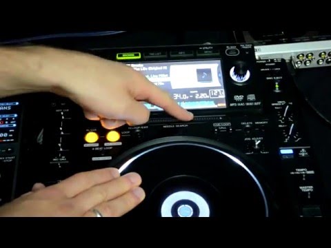 Видео: CD проигрыватель Pioneer CDJ 2000 часть 4 (№025)