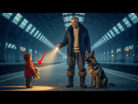 Видео: Ветеран и пёс спасли девочку на вокзале — история о чуде